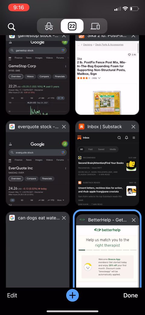 screen 61
