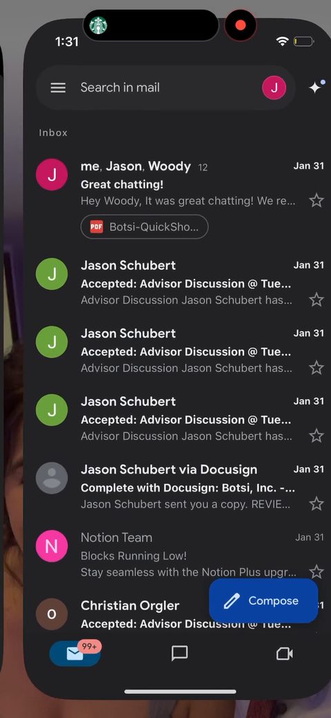screen 110